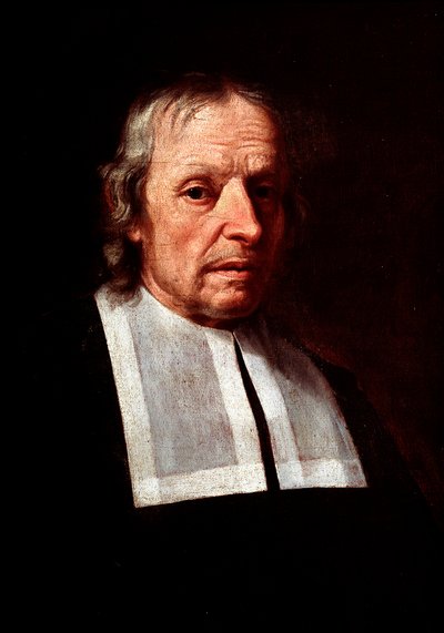 Portret Marcello Malpighi, włoskiego lekarza i biologa (malarstwo) autorstwa Unbekannter Künstler