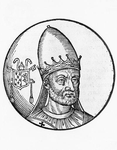 Portret Marcina IV (Szymon z Brion, ok. 1210-1285) autorstwa William M. Timlin