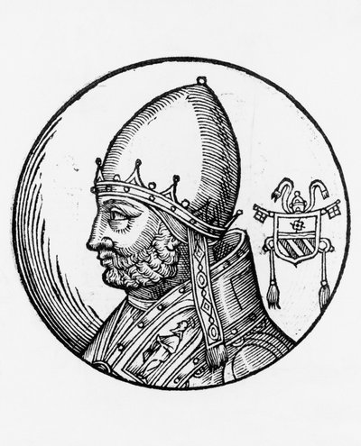 Portret Mikołaja III (Giovanni Gaetano Orsini, ok. 1216-1280) autorstwa William M. Timlin