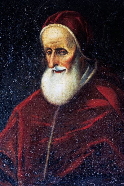 Portret papieża Piusa V (Bosco Marengo autorstwa Benjamin Baud