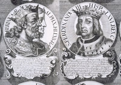 Portrety Berengaria Kastylii i Ferdynanda III Kastylii (lit) autorstwa Unbekannt