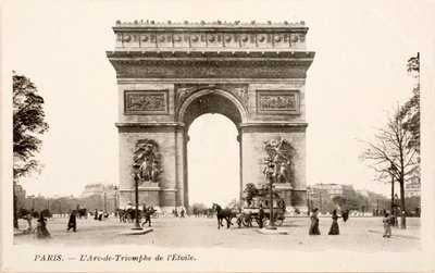 Pocztówka/Arc de Triomphe de l