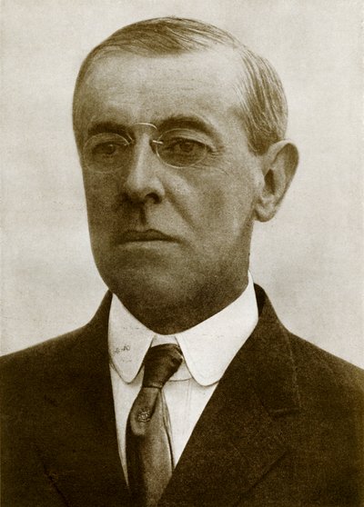 Prezydent Woodrow Wilson autorstwa Unbekannter Künstler