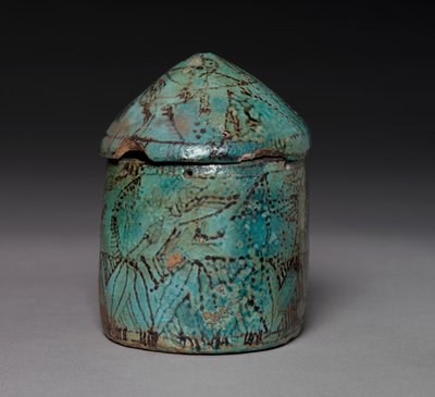 Pyxis z pokrywką, od późnego Państwa Środka do wczesnego Nowego Państwa, ok. 1901-1525 pne autorstwa Unbekannt
