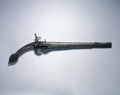 Pistolet z zamkiem Miquelet „Szczurze ogon”, Bałkany, koniec XVIII wieku – początek XIX wieku autorstwa Unbekannt