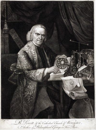 Richard Lovett, fizyk brytyjski, ok. 1750-1780 autorstwa Unbekannt