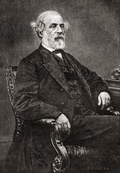 Robert Edward Lee, z The Century Magazine, opublikowany 1887 (grawerowanie) autorstwa Unbekannt