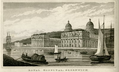 Szpital Królewski, Greenwich autorstwa Unbekannt