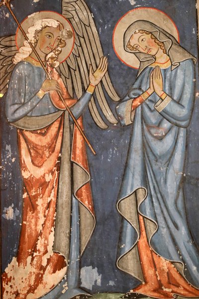 Kościół protestancki Saint-Pierre-le-Jeune, Fresco, Strasburg, Francja. autorstwa Unbekannter Künstler