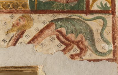 Święta Maria w Sylvis, opactwo, kościół, fresk, Sesto al Reghena, Friuli, Włochy (zdjęcie) autorstwa Benjamin Baud