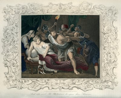 Samson pojmany przez Filistynów - Biblia autorstwa Unbekannter Künstler