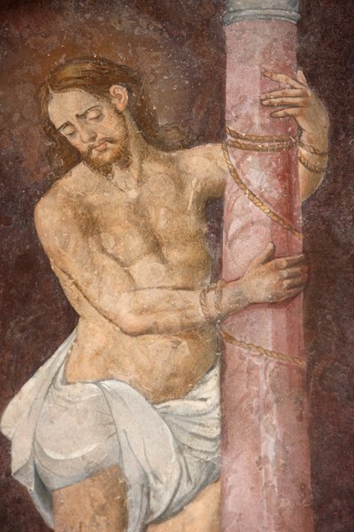 Kościół San Jeronimo. Związany Chrystus Madryt Hiszpania autorstwa Unbekannt