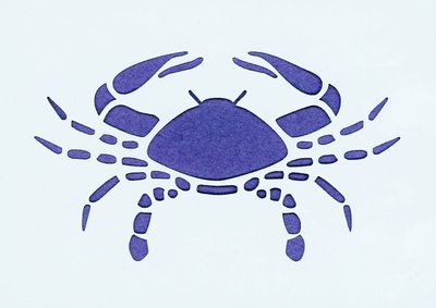 Znak zodiaku: rak (Znak zodiaku: rak) Zbiory prywatne autorstwa Unbekannter Künstler