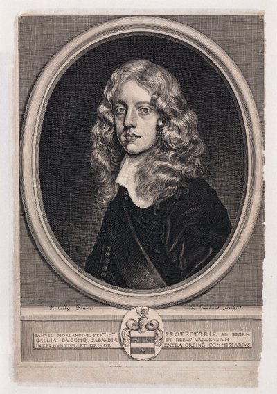 Sir Samuel Morland, angielski dyplomata, matematyk i wynalazca, ok. 1660 autorstwa Unbekannt