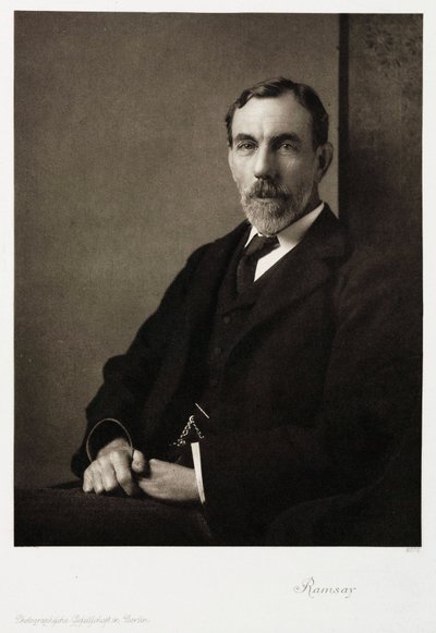 Sir William Ramsay, szkocki chemik, ok. 1910 autorstwa Unbekannt