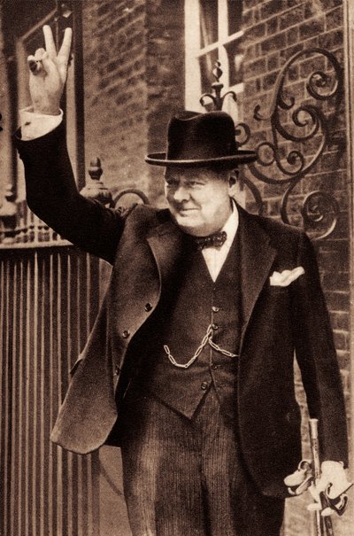 Sir Winston Churchill - autorstwa Unbekannter Künstler