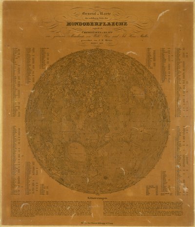 Mała mapa Księżyca, Berlin, Niemcy autorstwa Unbekannt