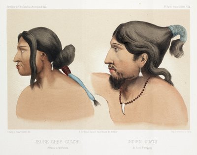 Indianie Ameryki Południowej, ok. 1843-1847 autorstwa Unbekannt