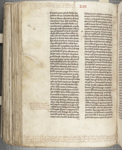 Św. Augustyn z Hippony „Opera”, c.1200 (pióro i atrament na pergaminie) autorstwa Unbekannt