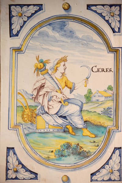 Ruszt pieca z postacią Ceres. XVII wiek, Budapeszt, Hongrie autorstwa Unbekannt
