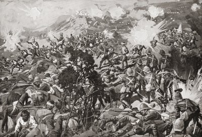 Bitwa pod Spion Kop , Tugela River , Natal , RPA , 23-24 stycznia 1900 podczas drugiej wojny burskiej . autorstwa Unbekannt