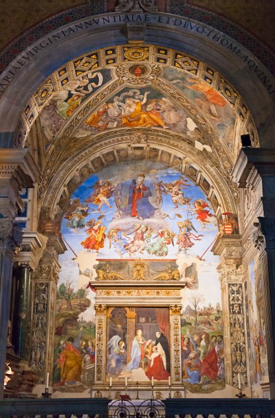 Kaplica Carafa, Santa Maria sopra Minerva, Rzym, Włochy (zdjęcie) autorstwa Unbekannter Künstler