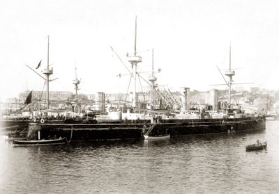 Włoska torpeda "Etna" około 1885 roku. autorstwa Unbekannter Künstler