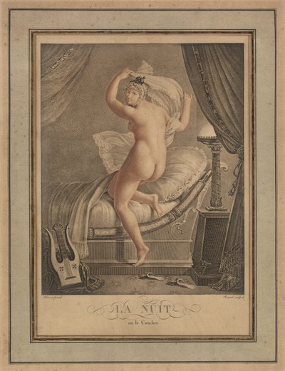 A Noite, Paris, c.1815 (gravura)polonês autorstwa Unbekannter Künstler