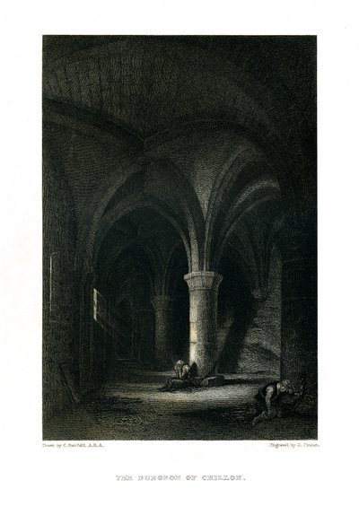 Więzień Chillon autorstwa Unbekannter Künstler