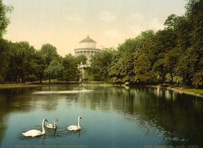 Ogród Saski, Warszawa, Rosja (tj. Warszawa, Polska), ok. 1890-1900 r. autorstwa Unbekannter Künstler