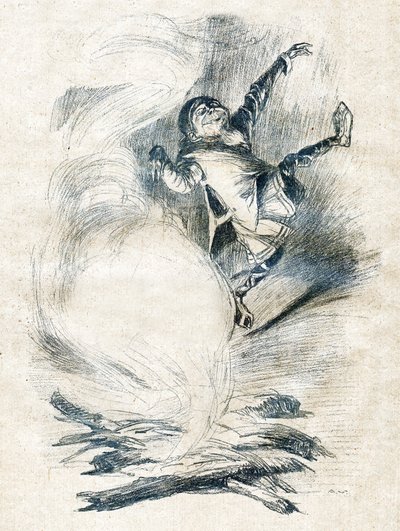 Krasnolud Tracassin. (Ilustracja, ok. 1910 r.) autorstwa Unbekannter Künstler