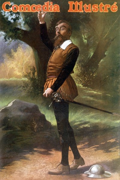 Aktor Marcoux jako Don Quichotte autorstwa Unbekannter Künstler
