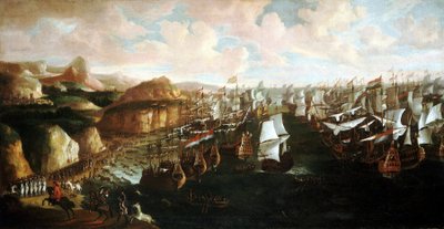 Przybycie Wilhelma III Orańskiego (lub Wilhelma III Angielskiego) (1650-1702) do Torbay (Anglia), 5 listopada autorstwa Unbekannter Künstler