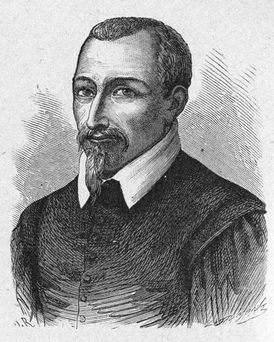 Chemik Olivier de Serres, ok. 1880 r. (rycina) autorstwa Unbekannter Künstler