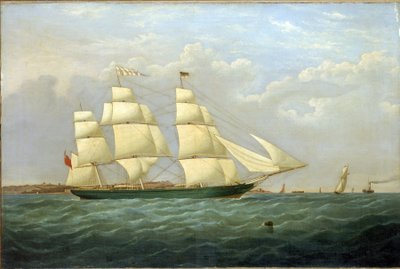 Kliper "Matilda Wattenboch", upamiętniający jego wodowanie w 1853 r. autorstwa Unbekannter Künstler