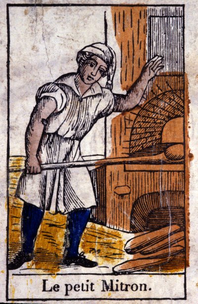 Mały piekarz, ok. 1850 r. (rycina) autorstwa Unbekannter Künstler