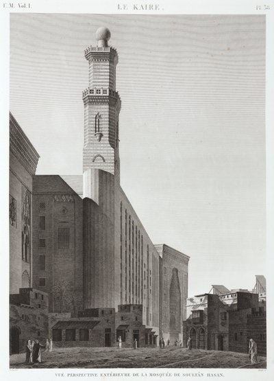 Meczet Sułtana Hassana, Kair, Egipt, ok. 1798 autorstwa Unbekannt