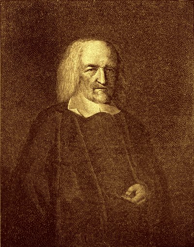 Thomas Hobbes (grawerowanie) autorstwa Unbekannter Künstler