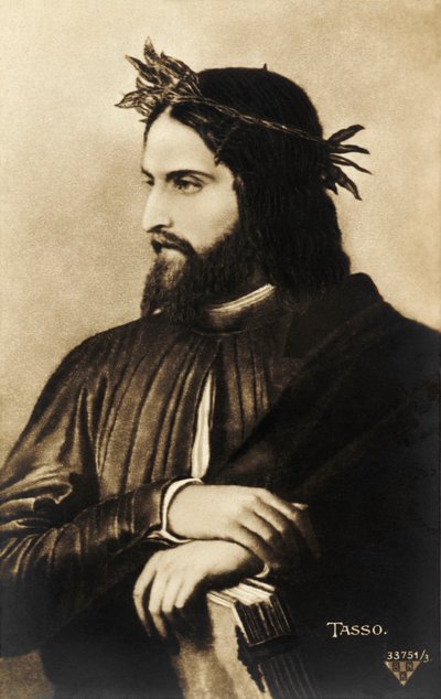 Torquato Tasso Portret włoski autorstwa Unbekannter Künstler