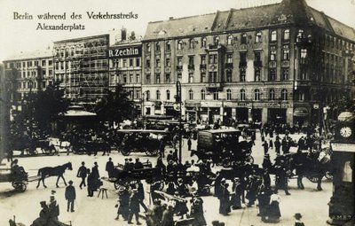 Strajki transportowe w Berlinie autorstwa Unbekannter Künstler
