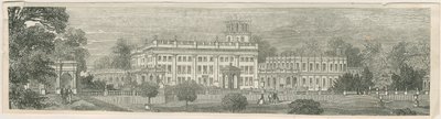 Trentham Hall: drzeworyt grawerowany i [?poł. XIX w.] autorstwa Unbekannt