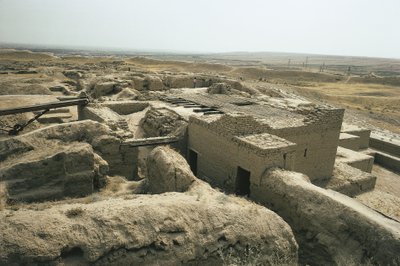 Turkmenia. Ruiny Nysy. Lista światowego dziedzictwa UNESCO, 2007 autorstwa Benjamin Baud