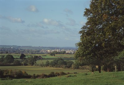 Widok na Oxford z Boar