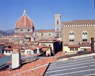 Widok katedry, Campanile i Orsanmichele (zdjęcie) autorstwa Unbekannt
