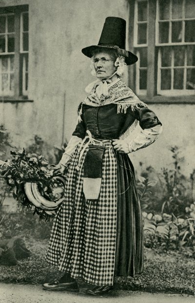 Walia. Dostojna stara walijska dama, oddana strojowi narodowemu. 1920 autorstwa Unbekannt