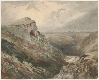 Wetton Dale: malarstwo akwarela, nd [?XIX wiek] autorstwa Unbekannt
