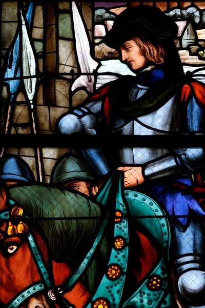 Okno, Katedra w Bourges, Francja (witraż) autorstwa Unbekannter Künstler