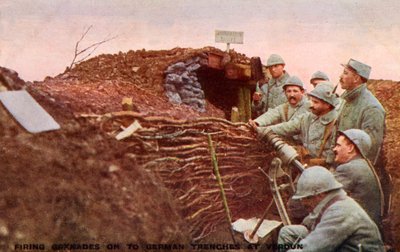 1 wojna światowa: bitwa pod Verdun autorstwa Unbekannter Künstler