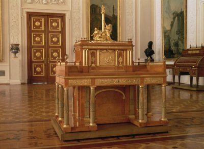 Biurko z małą szafką, autorstwa Davida Roentgena (1743-1807), Neuwied autorstwa Unbekannt