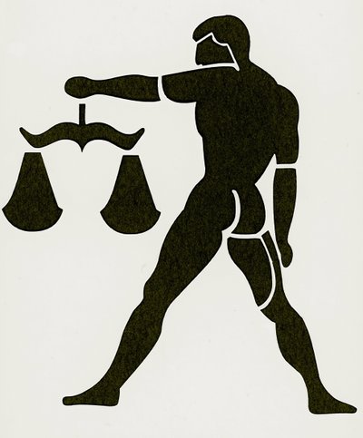 Znak zodiaku: Waga Prywatna kolekcja autorstwa Unbekannter Künstler
